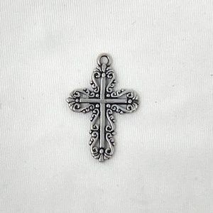 Sterling Silver Cross Pendant by G & S